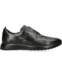 Officine Creative - Leather Race Slip-On Sneakers - Lyst