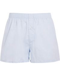 Hanro - Cotton Woven Boxer Shorts - Lyst