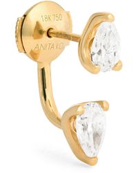 Anita Ko - And Diamond Orbit Single Earring - Lyst