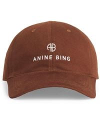 Anine Bing - Embroidered Jeremy Baseball Cap - Lyst