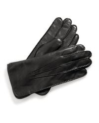 Aspinal of London - Cashmere-Wool-Lined Leather Gloves - Lyst