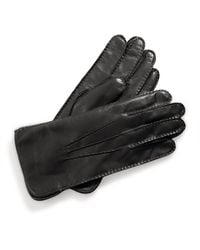 Aspinal of London - Cashmere-Wool-Lined Leather Gloves - Lyst