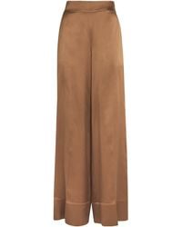 JOSEPH - Silk Satin Dijon Trousers - Lyst