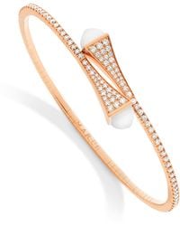Marli New York - Diamond And Agate Cleo Slim Bracelet - Lyst