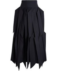 A.W.A.K.E. MODE - Ruffled Midi Skirt - Lyst