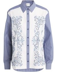 Claudie Pierlot - Cotton Cross-Stitch Shirt - Lyst
