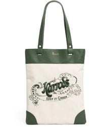 Harrods - Embroidered Logo Tote Bag - Lyst