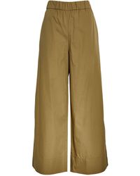 MAX&Co. - Cotton Wide-leg Trousers - Lyst