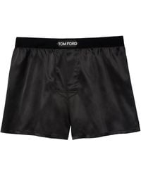 Tom Ford - Stretch-Silk Boxer Shorts - Lyst