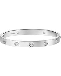 Cartier - Love Classic 4-Diamond Bracelet - Lyst