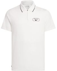 Lacoste - Tennis Heritage Ultra-Dry Zip-Up Polo Shirt - Lyst