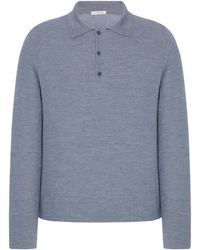 The Row - Bertram Cashmere Long-Sleeve Polo Shirt - Lyst
