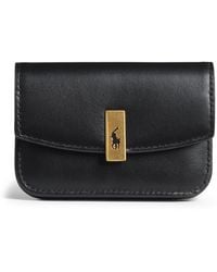 Polo Ralph Lauren - Leather Flap Id Card Holder - Lyst