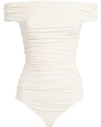 Moré Noir - Nadia Off-The-Shoulder Swimsuit - Lyst