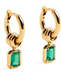 Spinelli Kilcollin - And Emerald Zahra Hoop Earrings - Lyst