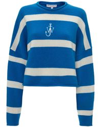 JW Anderson - Wool-cashmere Striped Sweater - Lyst