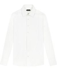 Tom Ford - Cotton Plastron-Front Evening Shirt - Lyst