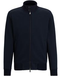 BOSS - Zip-Up Bomber Jacket - Lyst