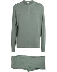 Eberjey - Modal Henry Long Pyjama Set - Lyst