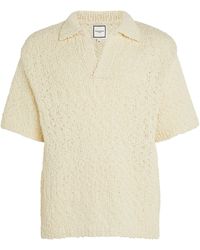 WOOYOUNGMI - Textured Polo Shirt - Lyst