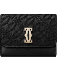 Cartier - Mini Leather C De Wallet - Lyst