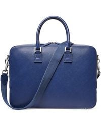 Aspinal of London - Leather Mount Street Laptop Briefcase Bag - Lyst