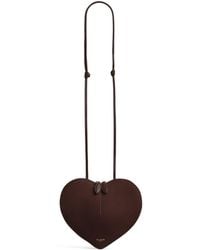 Alaïa - Suede Le Coeur Shoulder Bag - Lyst