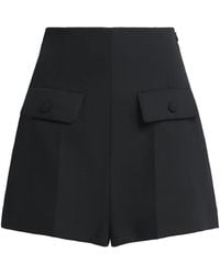 Sandro - Wool High-Rise Shorts - Lyst