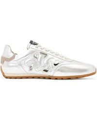AllSaints - Leather Liam Western Sneakers - Lyst