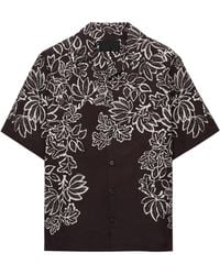 Prada - Cotton Printed Bowling Shirt - Lyst