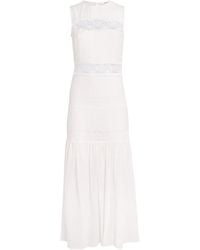 Sandro - Crepon Maxi Dress - Lyst