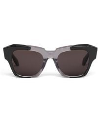 Alaïa - Acetate Melted Square Sunglasses - Lyst