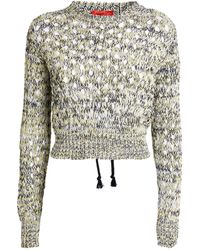 MAX&Co. - Cropped Knitted Sweater - Lyst