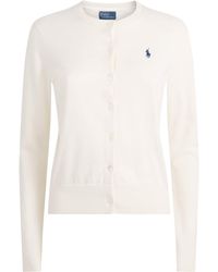 Polo Ralph Lauren - Pima Cotton Polo Pony Cardigan - Lyst