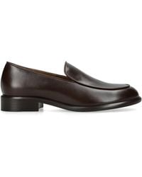 KHAITE - Leather Miles Loafers 35 - Lyst