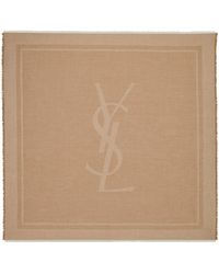 Saint Laurent - Cashmere-Silk Cassandre Scarf - Lyst