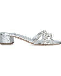 Gina - Leather Taylor Heeled Mules 35 - Lyst