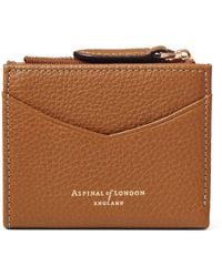 Aspinal of London - Leather Hudson Coin And Card Holder - Lyst