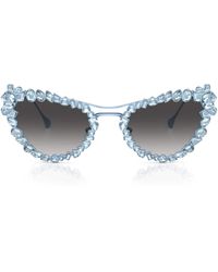 Swarovski - Embellished Sk7011 Glasses - Lyst