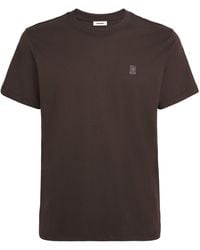 Sandro - Cotton Logo-Patch T-Shirt - Lyst