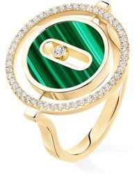 Messika - Lucky Move, Diamond And Malachite Ring - Lyst
