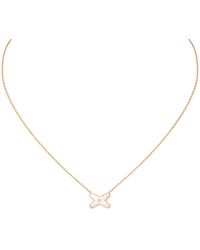 Chaumet - Diamond And Mother-Of-Pearl Jeux De Liens Pendant Necklace - Lyst