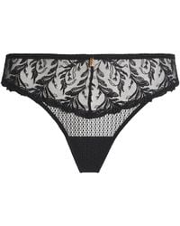 Aubade - Lace Hidden Treasure Tanga - Lyst