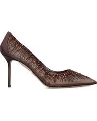 Aquazzura - Embellished Soft Sky Pumps 85 - Lyst