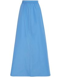 MAX&Co. - Taffeta Corollo Maxi Skirt - Lyst
