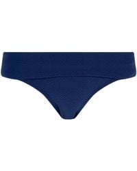 Heidi Klein - Textured Fold Over Bikini Bottoms - Lyst