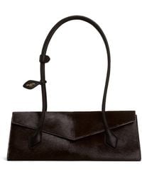 Alaïa - Medium Calf Hair Le Teckel Shoulder Bag - Lyst