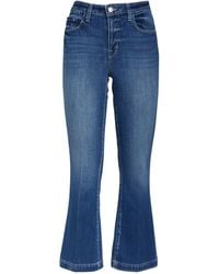 L'Agence - Ali High-rise Cropped Flare Jeans - Lyst