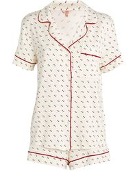 Eberjey - Gisele Heart Print Short Pyjama Set - Lyst