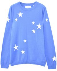 Chinti & Parker - Cotton Star Pattern Sweater - Lyst